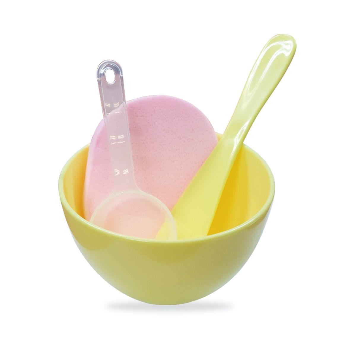Modeling Pack Tool 4-Piece Set [Rubber Bowl (Small), Spatula (Medium), Measuring Cup, Sponge]
