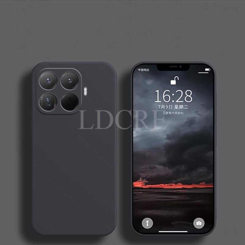 For Xiaomi 15T Pro Case Liquid Silicone Cover Xiaomi 15T Pro Case TPU Plain Rubber Phone Protector Case Xiaomi 15T Pro Cover
