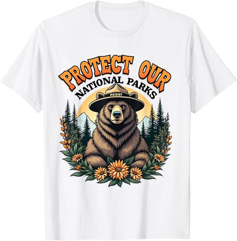 

Protect our National Parks resist ALT US bear T-Shirt Unisex T-Shirt M