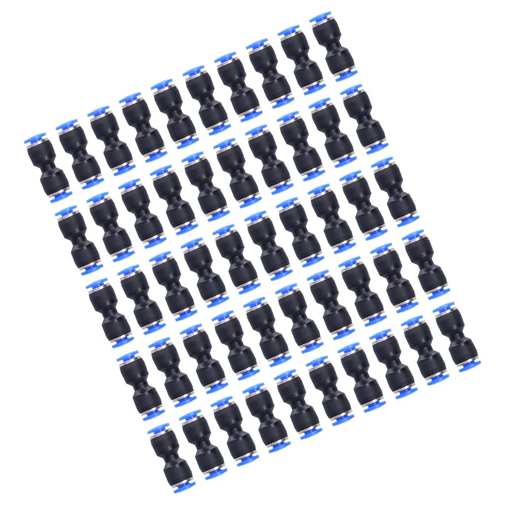 50 Bucăți Conector Pneumatic Drept Fitinguri Push to Connect pentru PU?4 Tuburi de Aer Consumabile Industriale