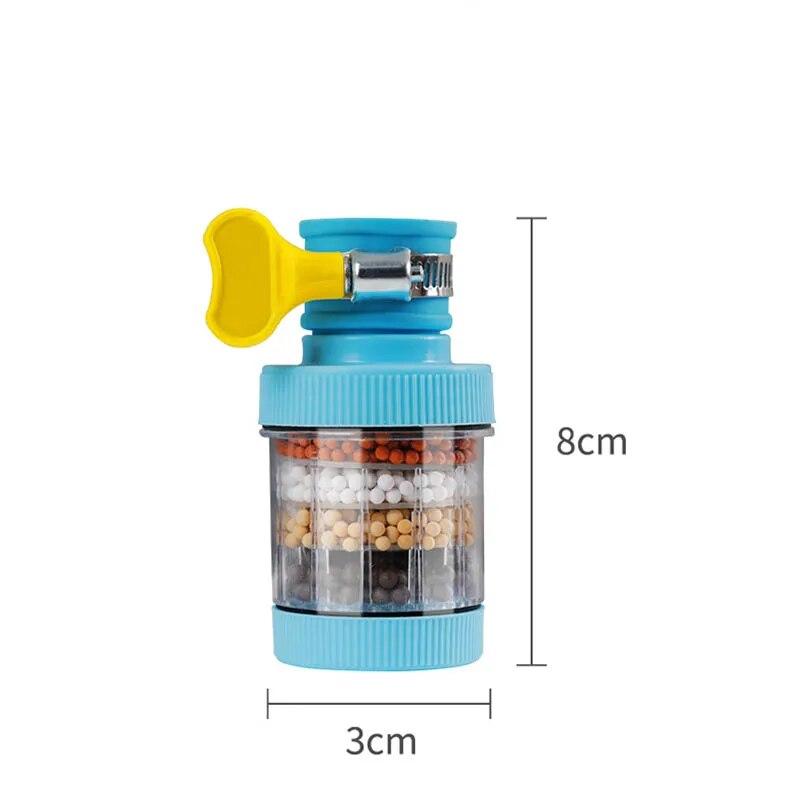 Filtro per Rubinetto Acqua Domestico Cucina Casa Rubinetto Mini Rubinetto Acqua Pulita Purificatore Filtro Cartuccia Filtrante Filtro a Carbone