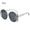 UV400 Round Sunglasses Oversized Gradient Sun Glasses Trendy Y2K Eyewear  for Women & Men