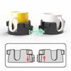 Cup Holder for Bedsides Tables and Workstations Spillproof Plastic Cup Stand Waterproof Office Coffee Mug Rack