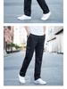 Men's Plus Size Straight Leg Loose Overalls - Wear-Resistant, Casual, Outdoor Sports Pants