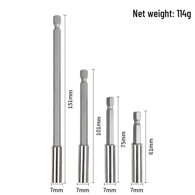 Hex Quick Release Self-Locking Drill Extension Bit Adapter