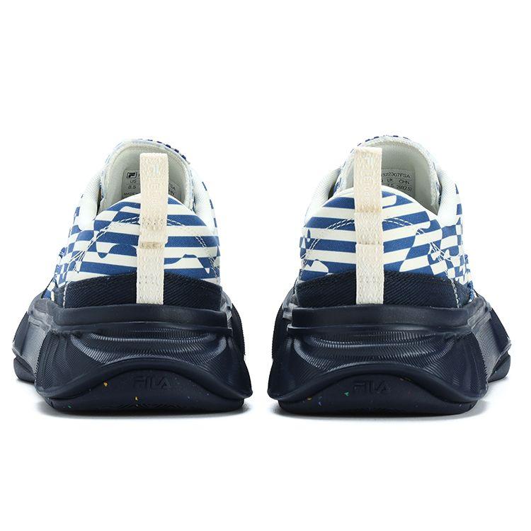 FILA Striped Canvas Sneakers White Blue Unisex F12M322307FSA