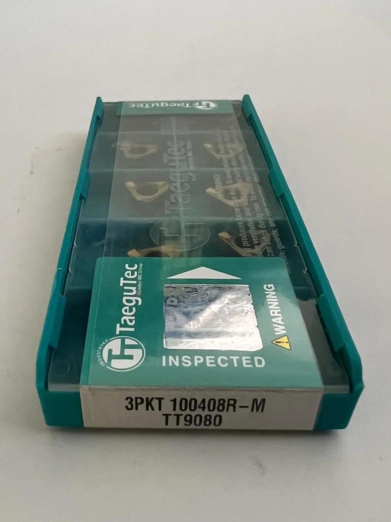 TaeguTec / 3PKT100408R-M TT9080 /Original Genuine CNC Alloy Blade 10 PCS