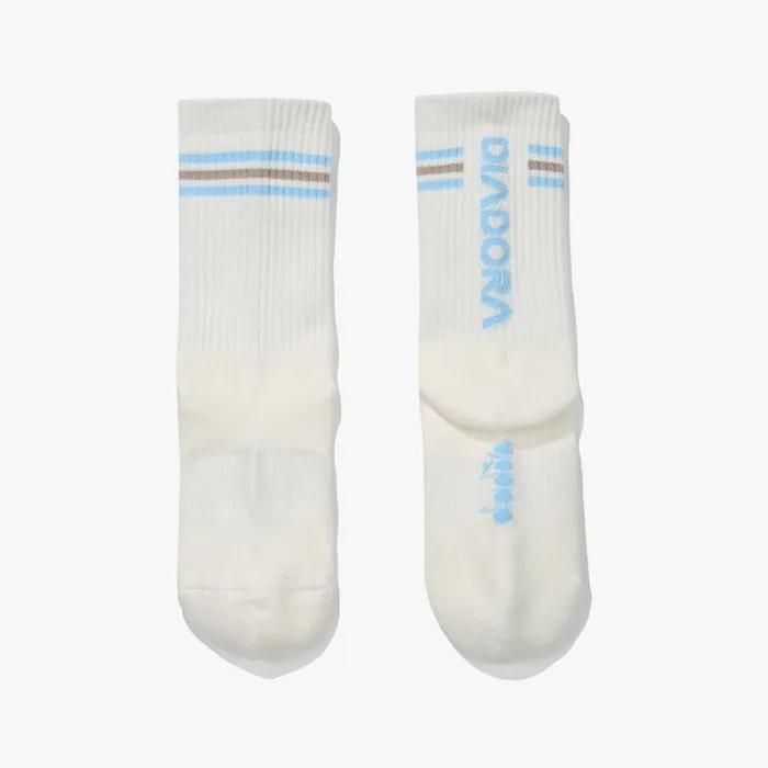 Vertical Jacquard Mid Socks SKY BLUE