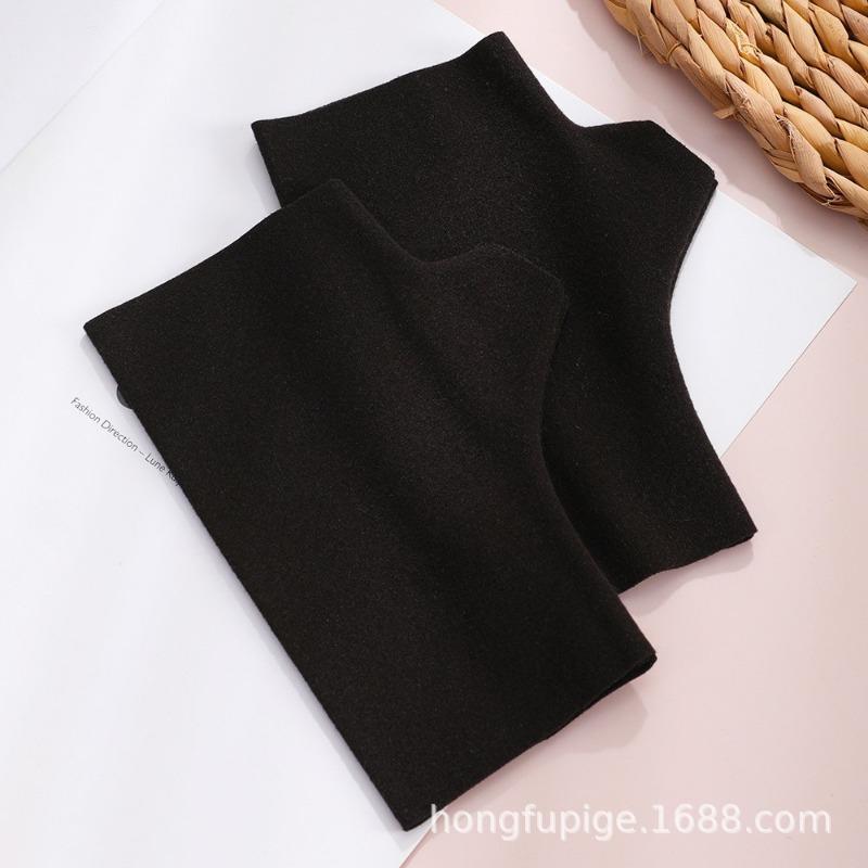 Half finger thermal gloves, heat storage German velvet windproof gloves, flexible writing mittens, cute girls' cold-proof gloves