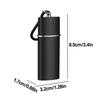 Portable Ashtray With Keychain Drawer Ash Holder Stainless Steel Cigarette Tray For Outdoor Car Travel Mini Ashtray Container
