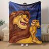 1 stuks, The Lion King (6) Woondecoratie Deken: Gezellige Flanellen Plaid voor Slaapkamer, Woonkamer, Reizen, Kamperen, Auto