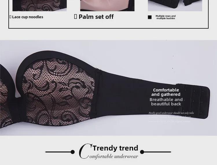 Miracle Strapless BH - Dames Draadloos, Gevormd, Sexy Onzichtbare BH voor Trouwjurken