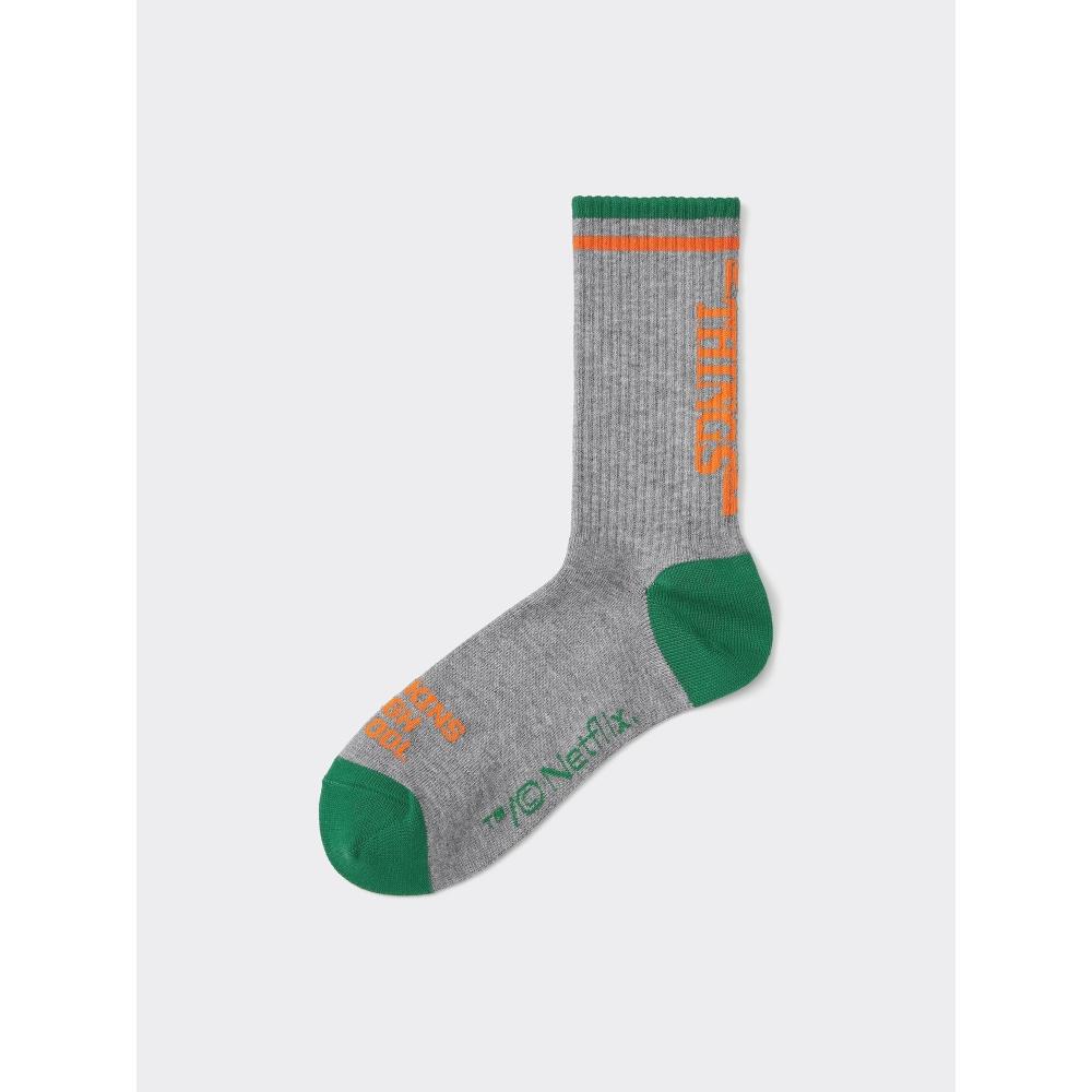 

Gu By Uniqlo High Ankle Socks Stranger Things 04 GRAY/2729cm