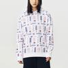 Vans All Over Print Hooded Long Sleeve Sweatshirt Men Sweatshirt White VN0A4UTVZH3