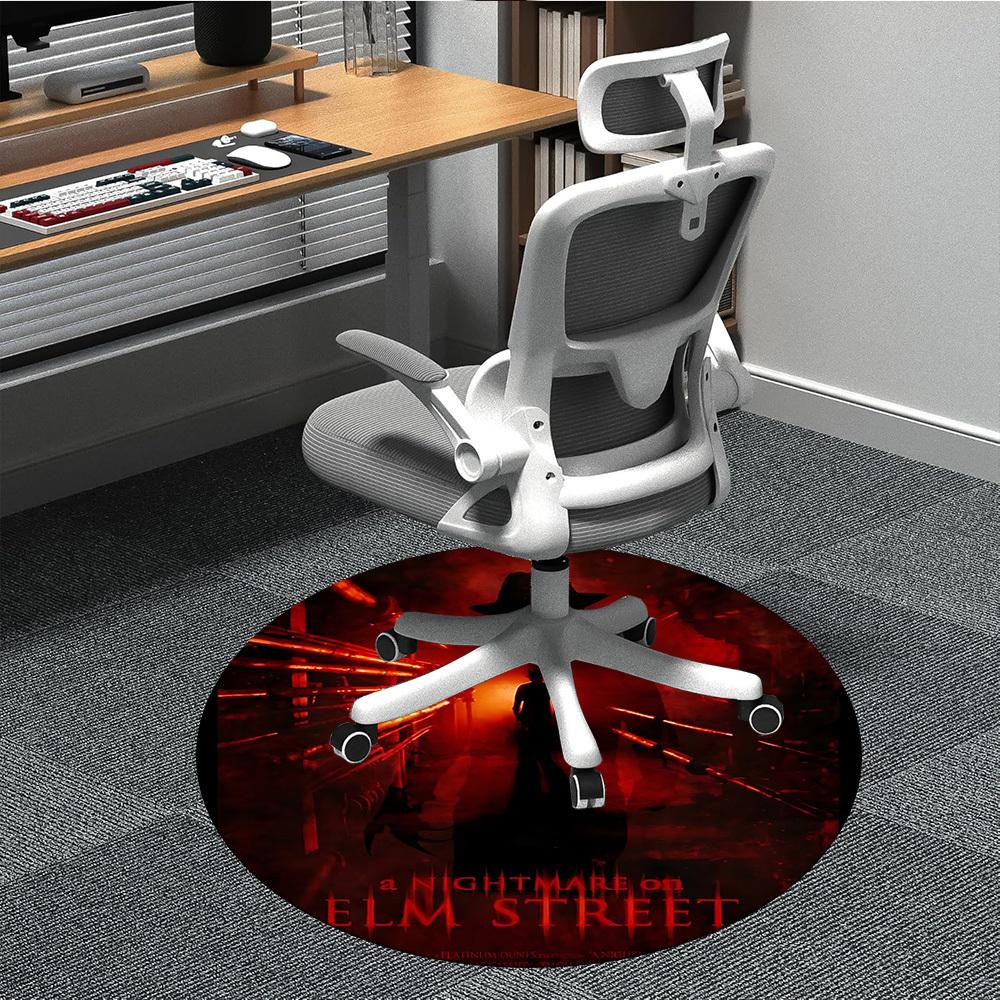 1pc A Nightmare on Elm Street Office Round Area Rug, Under Office Chairs Bedroom Living Room Home Decor, Room Deco, Available in Various Sizes