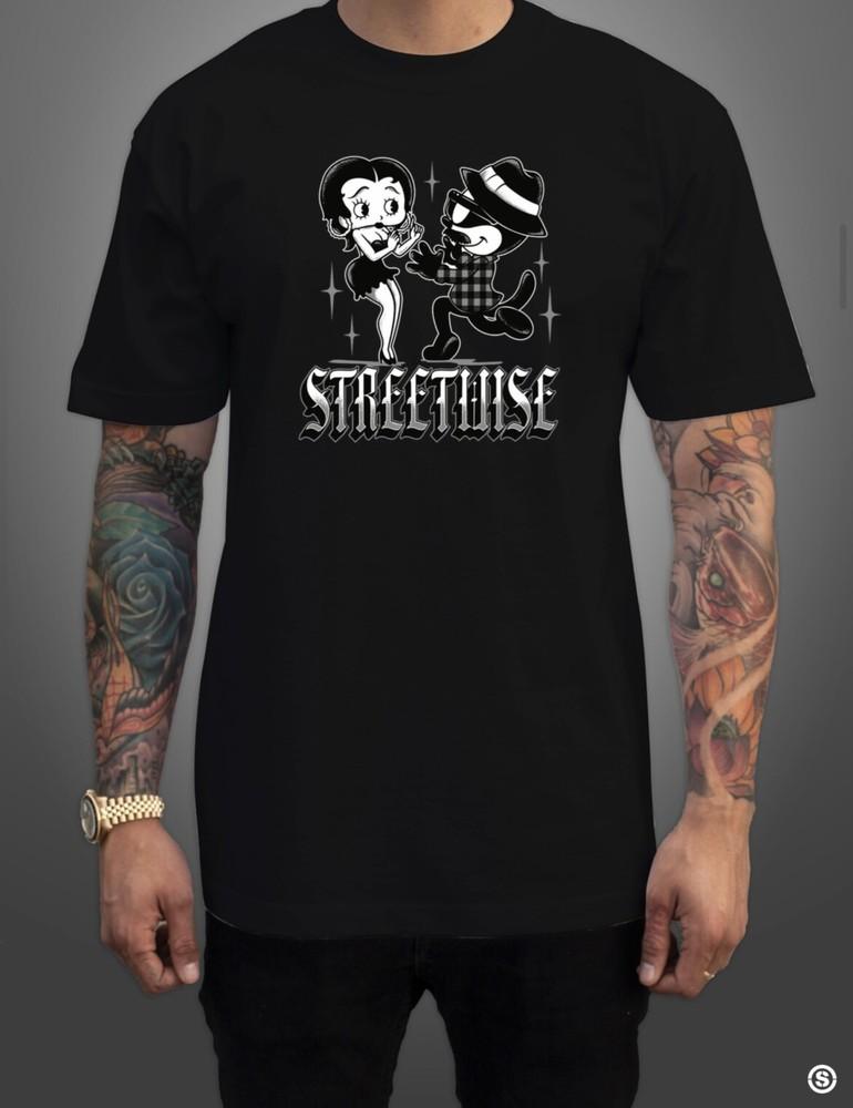 Streetwise Графическая футболка The Chase Черная M-L-XL-2XL-3XL-4XL-5XL Унисекс футболка M