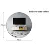 Round Soft Acrylic Wall Sticker Mirror - Self-Adhesive Full Body HD Mirror for Dressing Room