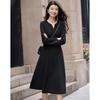 Demana Elegant A-Line Commuter Dress