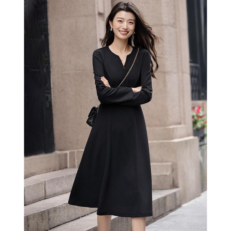 Demana Elegant A-Line Commuter Dress
