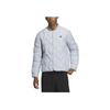 Adidas Lightweight Down Jacket With Pure Color Logo Men Outerwear Light-Grey IX7084