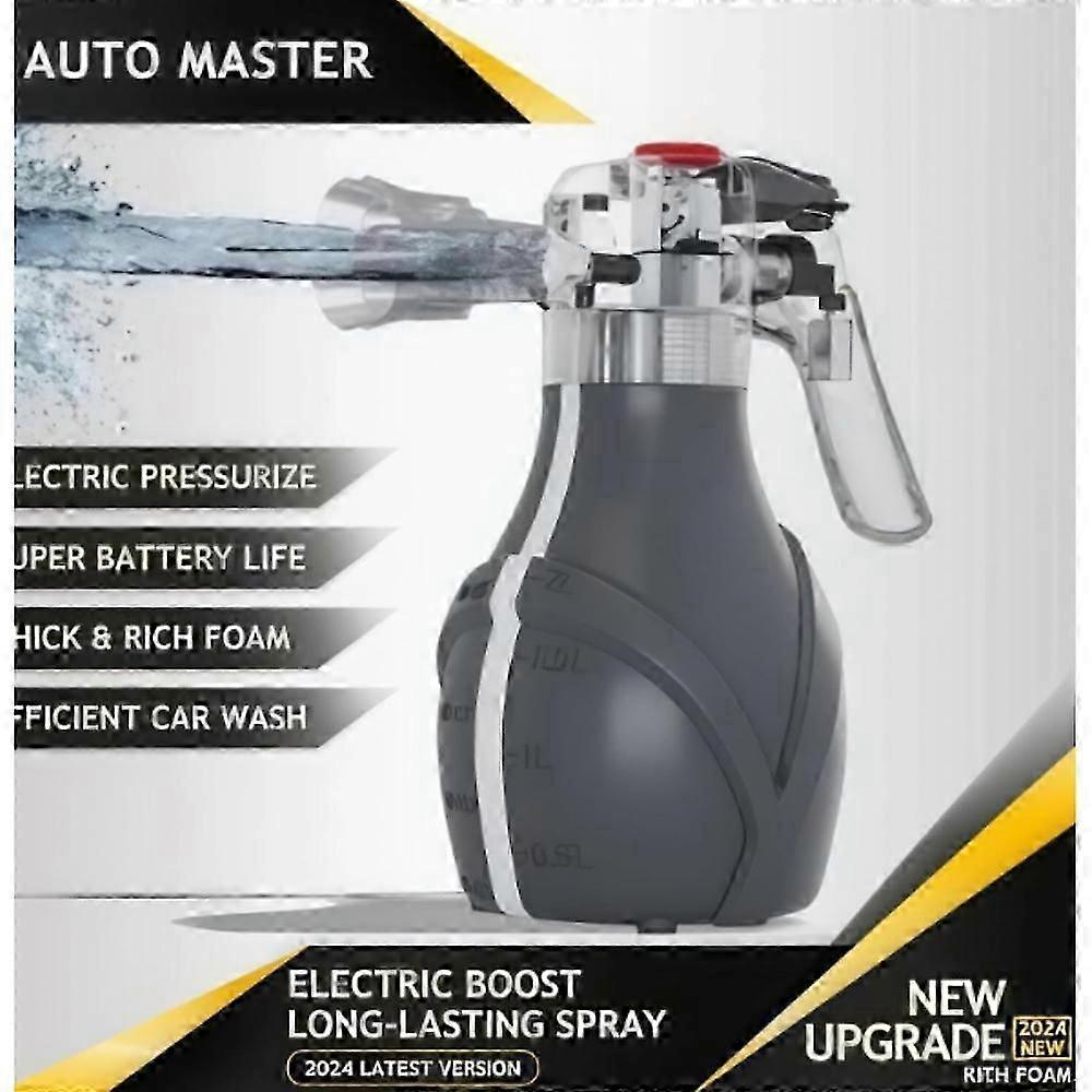 2025 Upgraded Saker Electric Foam Sprayer, Cordless Electric Car Foam Sprayer 2L