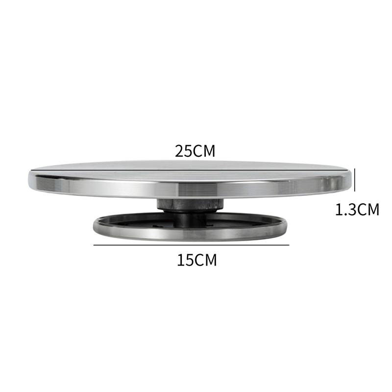 15/20/25/30cm Double Face Use Aluminum Alloy Turntable Ceramic Clay Sculpture Platform Pottery Wheel Lazy Susan Rotating Tools