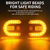 Bicycle Turn Signal Light Wireless Remote Control Taillight LED Warning Tail Lamp USB Rechargeable Rear Lights Bike Accessories