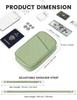 Travelkin Travel Wallet and Passport Holder for the RFID Blocking Organizer for Men and Travel Pouch for and Electronic Green Family, Anti-Theft