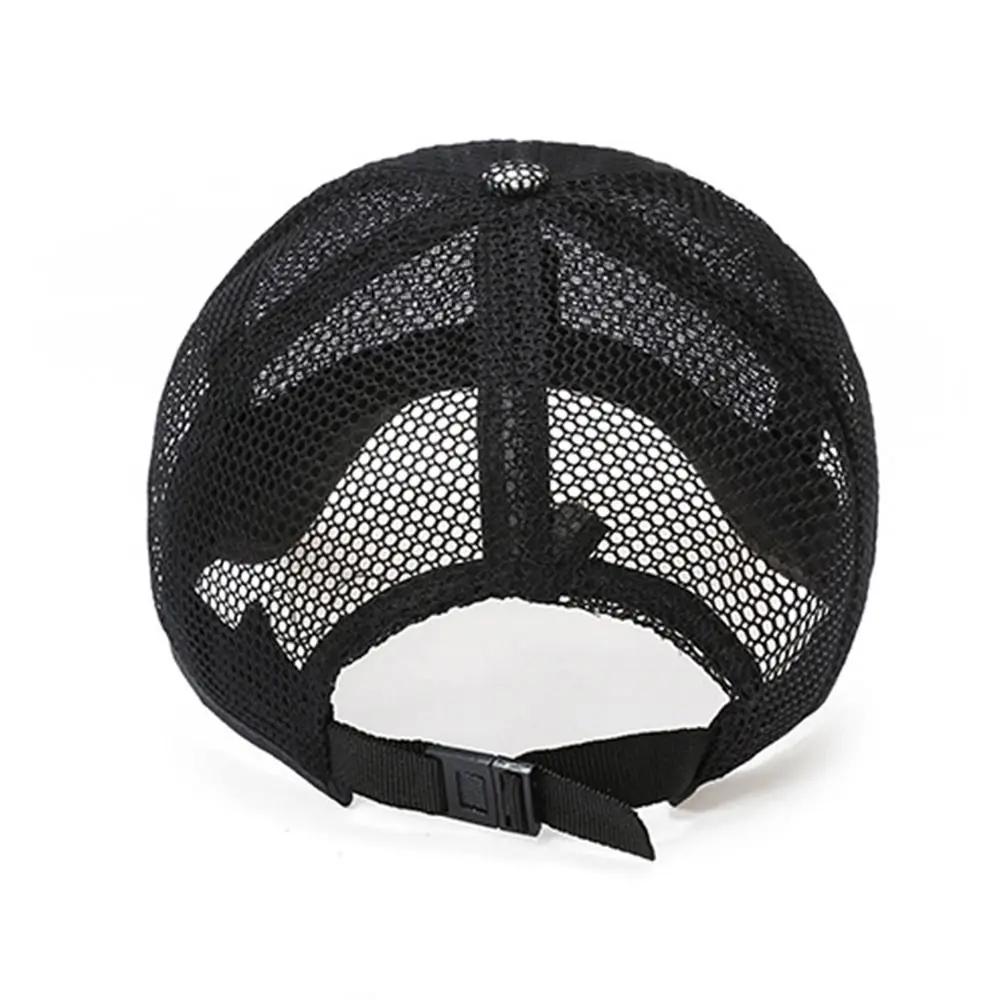 Breathable Adjustable Men Women Outdoor Sports Full Mesh Hats Summer Sunscreen Hats Baseball Cap Sun Protection Caps