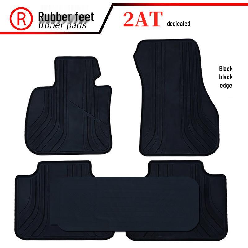 

BMW 2 Series 2AT/2GT Coupe Special Rubber Floor Mats with Pedal Pads 2 Series Black with Red Edge