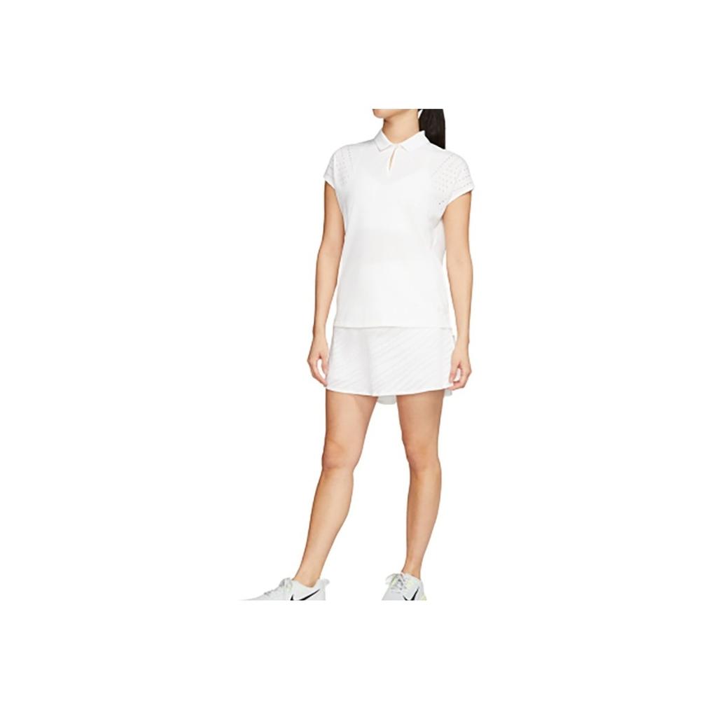 Nike Golf Flex Solid Quick-Dry Polo Shirt Women Tops White CI9830-100
