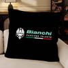 BBianchi Logo Pillow Case Fashion Square Pillowcase Bedroom Sofa Room Ins Decoration Leisure