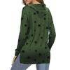 Women Fashion Hooded Star Print Patchwork Long Sleeves Tops Blouse Sweatshirt