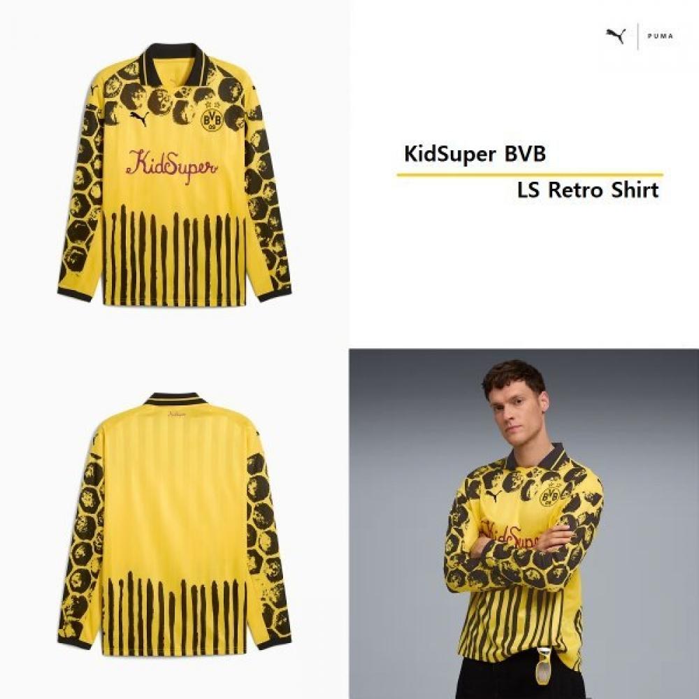 

Puma Детская ретро-футболка Kidsuper Bvb 02 yellow/M