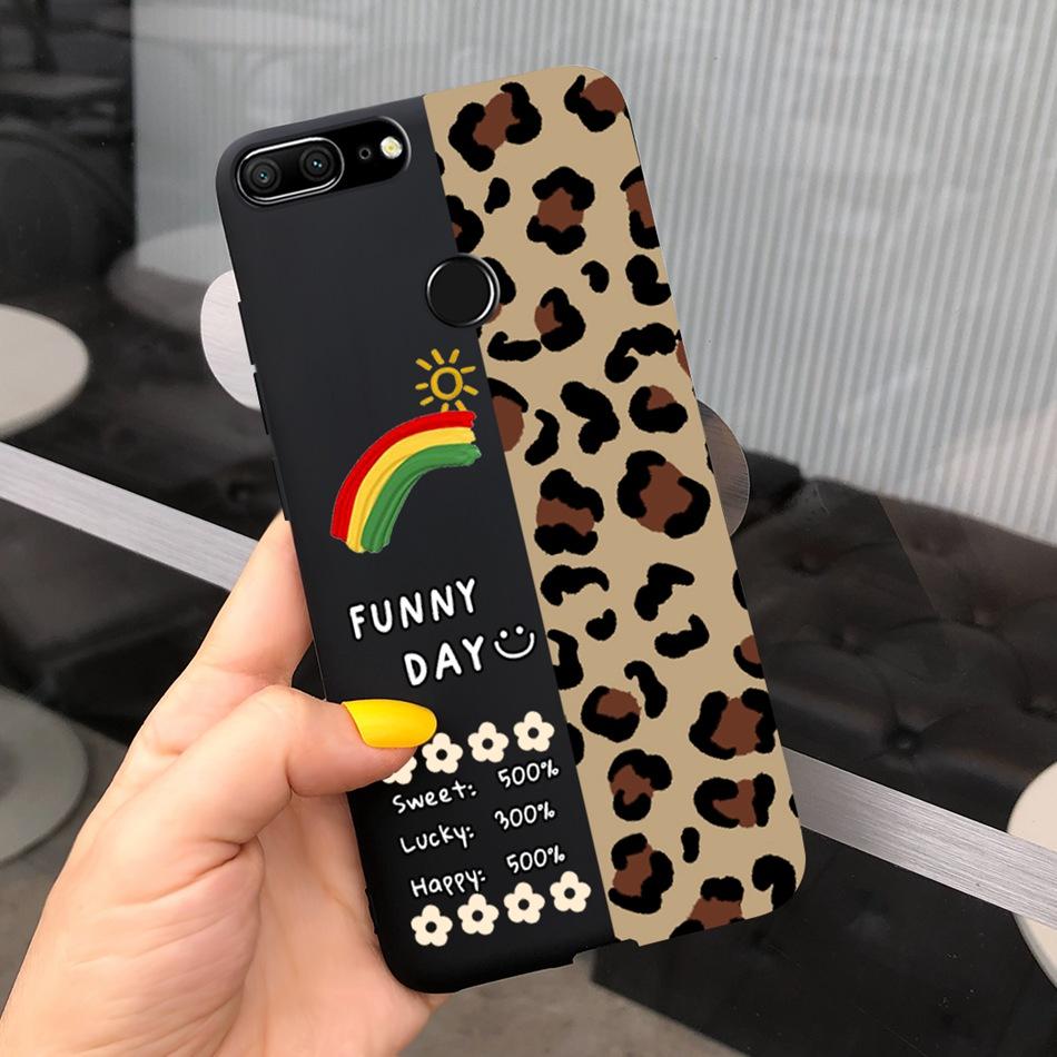 Cute Cartoon Phone Case For Honor 9 Lite LLD-L21 Candy Color Soft Silicone Back Cover For Honor 9 STF-L09 Funda Honor9 9Lite