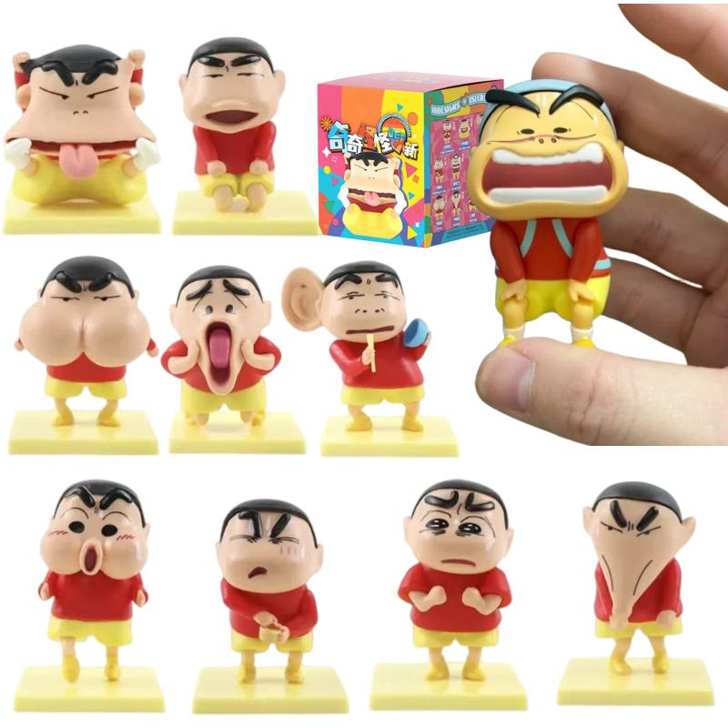 Crayon Shin-chan Ornaments Statue Action Figure Bizarre Series Toys Anime Shin Chan Figuras Doll Collection Model Gift
