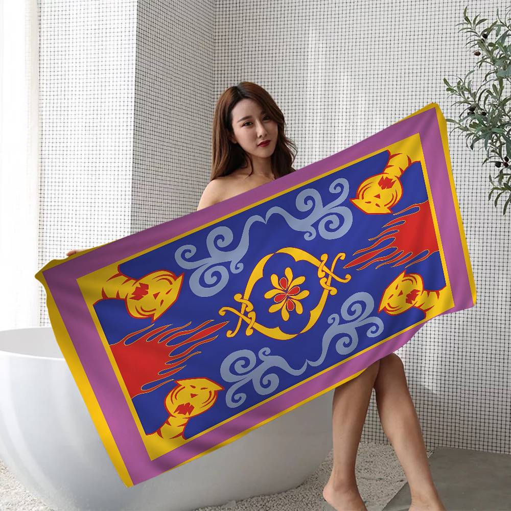 Bohemian Hippie Style Microfiber Beach Towel Absorbent Quick Dry Soft Yoga Swimming Resort Mountain Climbing Towel