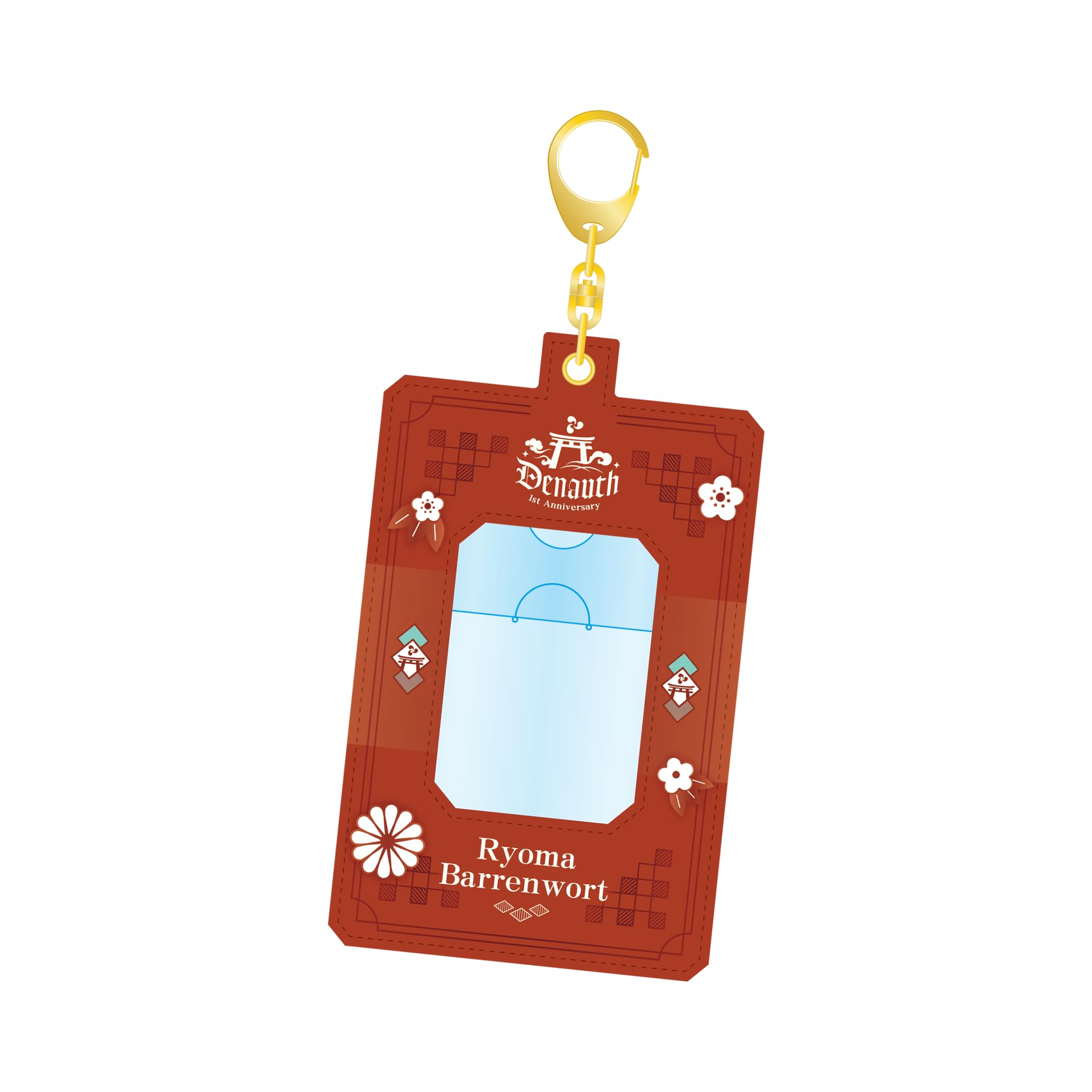 

CyberAgent Denauth Snapshot Card Ryoma Made of PU Synthetic and Polyester Holder, Barrenwort, Approx. 115mm, Leather, ATBC-PVC,