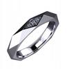 Silver Wedding Ring 316L Steel Size 22
