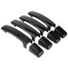 For 2005-09 Land Rover LR2 LR3 Glossy Black Car Exterior Door Handle Cover Trim