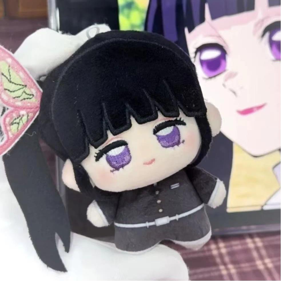 Dämon Anime Figur Giyu Tomioka Mitsuri Kanroji Douma 10cm Baumwollpuppe Plüschtier Niedliche Schreibtischdekoration Festivalgeschenk Für Fans