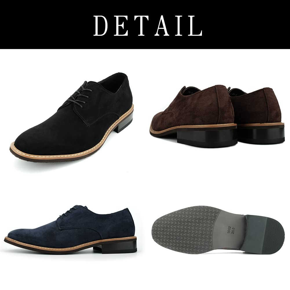 Pánské boty na volný čas, semišové, business, palubovky, lehké, hnědé [KIXSTAR], šněrovací, 25,0 cm