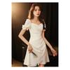 Sweetheart Neck Puff Sleeve Dress For Women Elegant Casual Party Mini Dresses