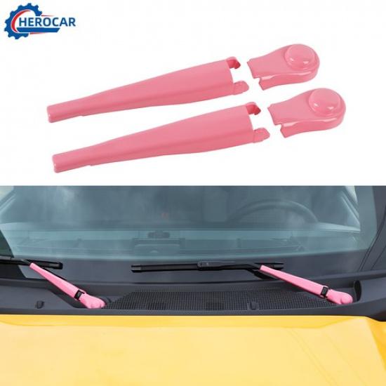 4x Rosa Frontscheibenwischerblatt-Abdeckung für Ford Bronco -25