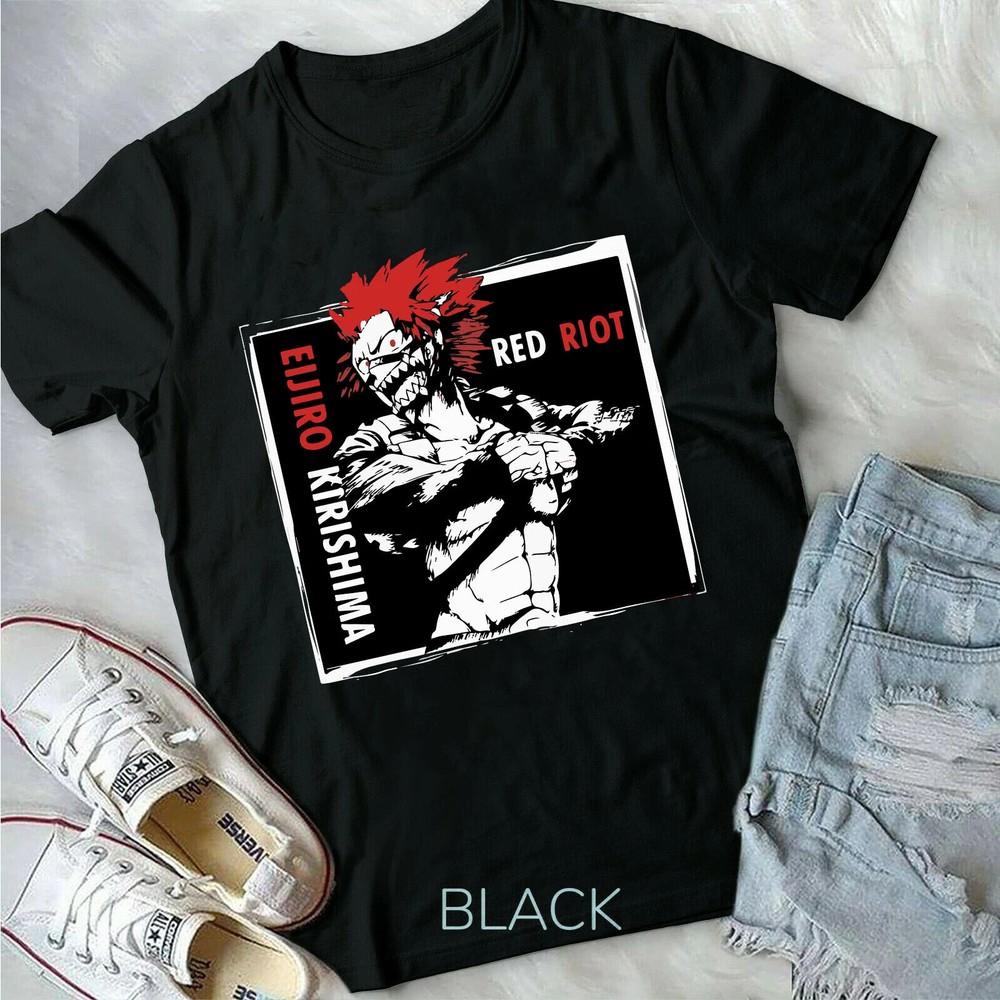 Eijiro Kirishima Eijiro My Hero ,Red Riot, Boku No Hero,BNHA,new Unisex Unisex T-Shirt XXXXL