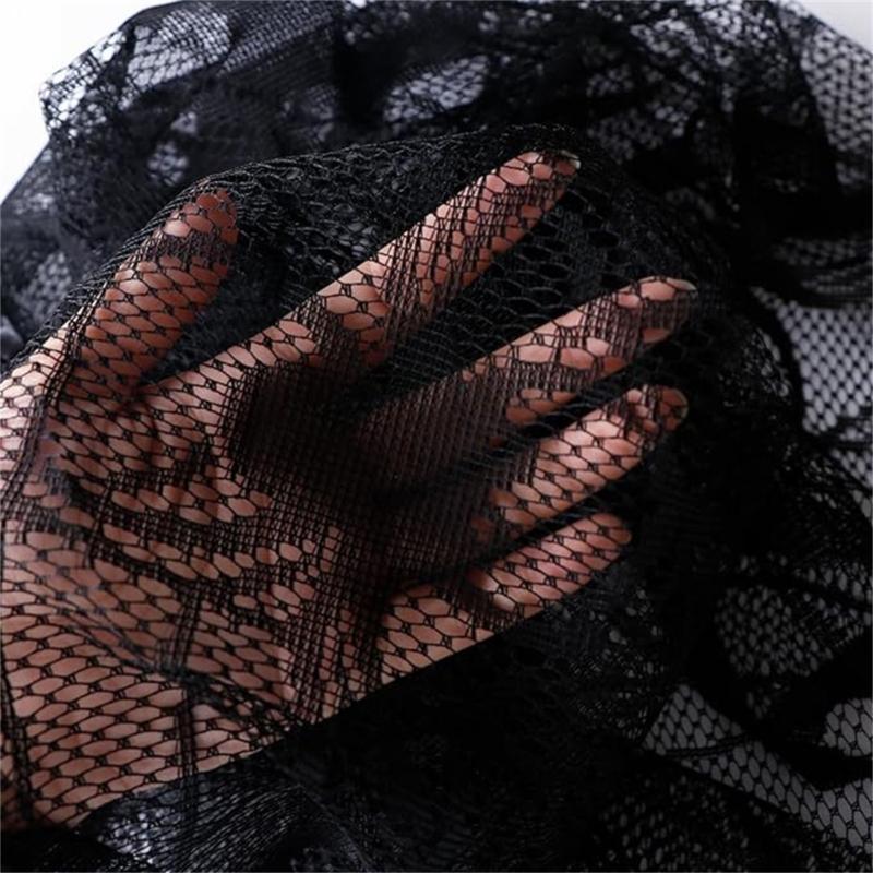 Spooky Halloween Party Decoration Black Lace Spiderweb Table Runner for Festival Atmospheres Tablecloth Decors