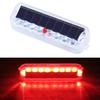Solar Powered LED Strobe Warning Light Colorful Flashing Signal Lamp  Auto Emergency