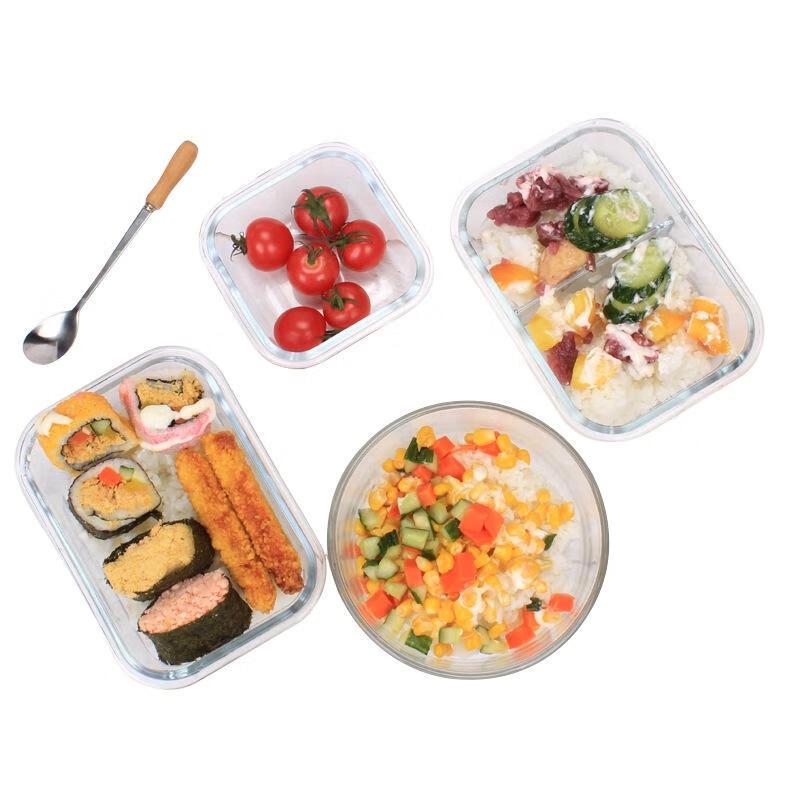 JingJingRS Clear Glass Lunch & Storage Containers