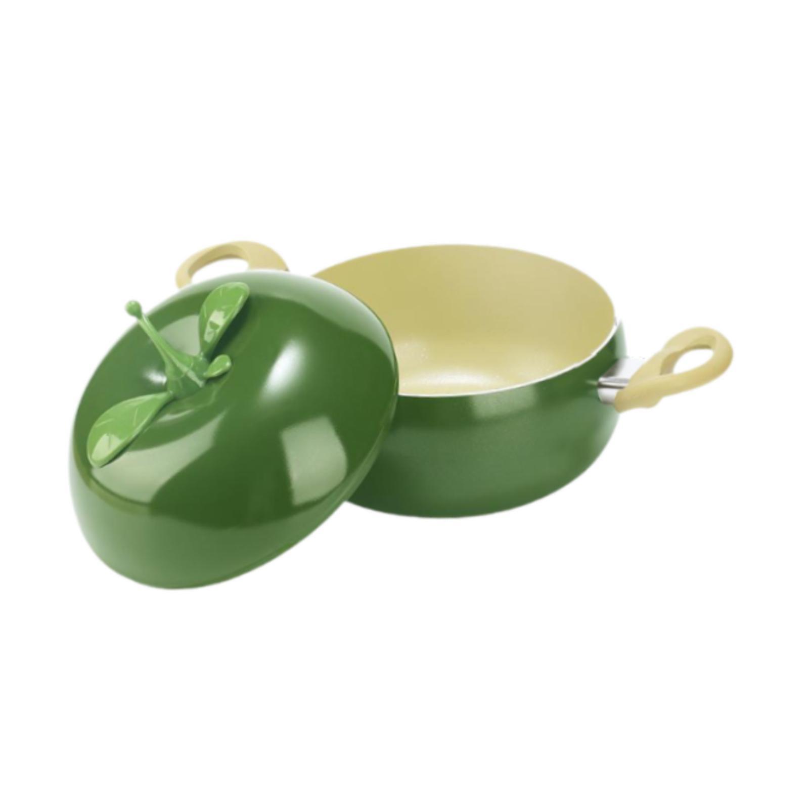 

Антипригарная кастрюля для супа, кастрюля для приготовления пищи, легко моющаяся, с крышкой и ручками, кастрюля для бульона, кастрюля для пасты, банка для чая, злаков, молока, морепродуктов, лапши авокадо