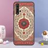 Persian Carpet Floral Pattern For Huawei Nova 12i 12s 11i 8i 7i 9 10 SE Y60 Y61 Y70 Y72 Y73 Y90 Y91 P20 P30 P40 Lite Case